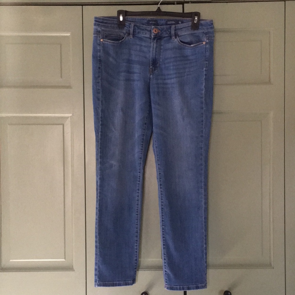 J Jill jeans boyfriend 12 R medium wash